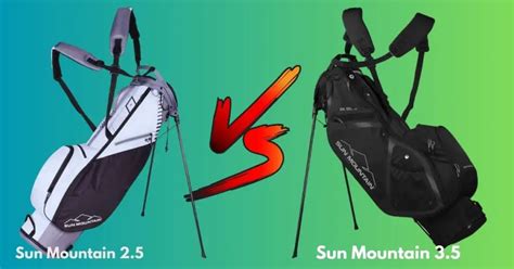 sun mountain 2.5+ vs 3.5.